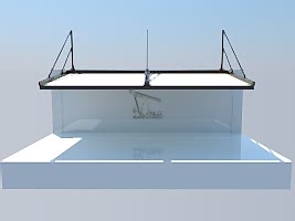 Vaha Çatı Askılı (İkili-Tek Yön)