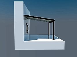 Vaha Çatı Ayaklı (Tekli-Tek Yön)