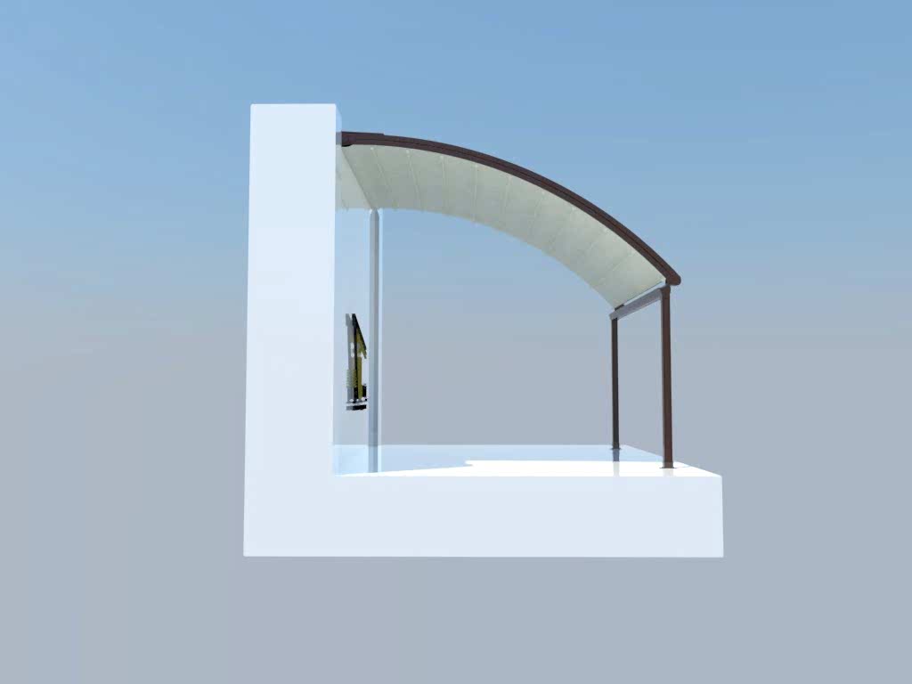 Sahra Çatı Ayaklı (Tekli-Tek Yön)